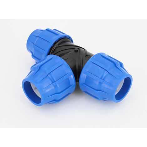 Raccord à compression PN16 en Té Diamètre 40mm
