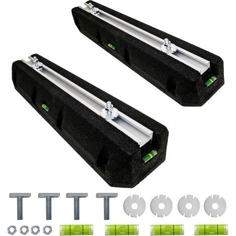 Floor Console for Air Conditioner and Heat Pump with Spirit Level, Anti-Vibration Frame 600mm, Maximum Load 400kg, UV Resistant Rubber Damping, Vibration Damper (1/5)