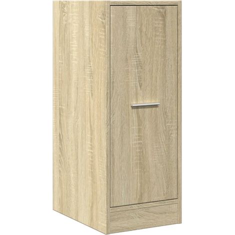 Armario boticario multifuncional con espacio de almacenamiento 30 x 41 x 77 cm diseño clásico madera de roble Sonoma de ingeniería 020050603 (1/5)