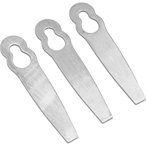 Lot de 6 lames de tondeuse universelles de rechange pour outils de jardinage et de jardinage (L) (1/5)