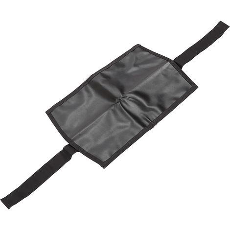 Ceinture de musculation des hanches en cuir PU, capacité de charge de 45 kg, appareil portable pour l'entraînement des hanches, noir (1/5)