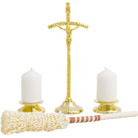 Set di canti natalizi papali dorati 17 cm (1/3)