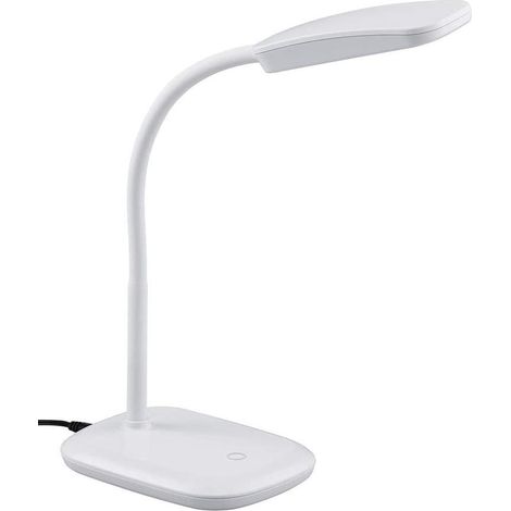 Lampe de bureau, acrylique, intégré, 3.5 W, Blanc, 25 x 11 x 36 cm (1/5)