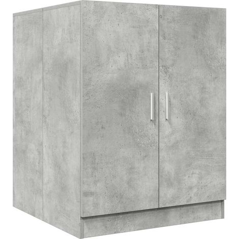 Maison Exclusive - Armario de lavadora gris hormigón 70,5x71,5x91