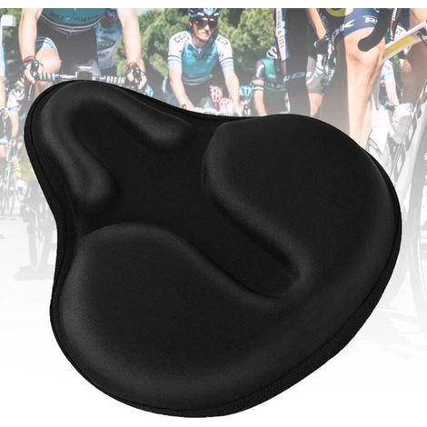 Housse de selle en gel pour vélo d\'appartement - AQSACOKIYA - Coussin pour vélos stationnaires et cyclisme d\'intérieur - homme (1/4)