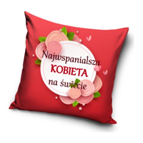FUNDA DE ALMOHADA 40x40 Día de San Valentín MUJER rosas W07F