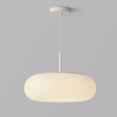Suspension LED scandinave en acrylique avec motif pomme, idéale pour une chambre d'enfant. (1/5)
