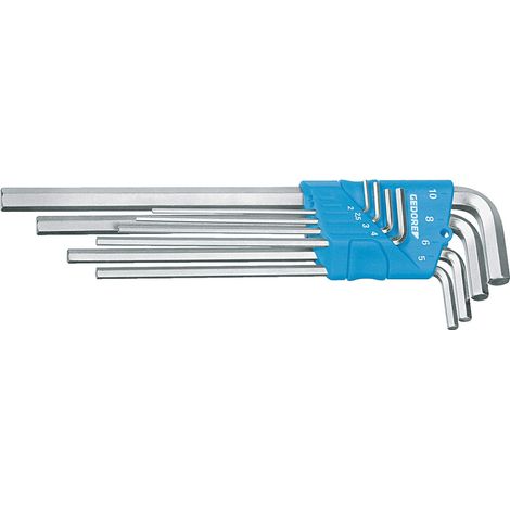 Gedore H 42 EL-88 Winkelschraubendreher-Set 2 mm, 2.5 mm, 3 mm, 4 mm, 5 mm, 6 mm, 8 mm, 10 mm 8te (1/5)