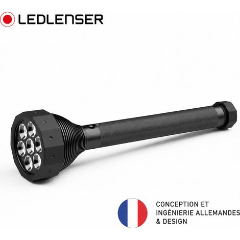 Lampe torche LED puissante 56W grand format longue portée rechargeable autonomie 40h pour patrouille chantier camping randonnée 2,2 kg – Livraison gratuite (1/5)