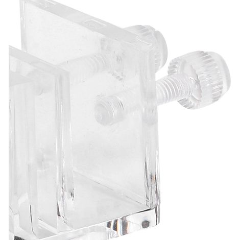 Support de Fixation pour Tuyau d'Entrée et de Sortie en Acrylique Transparent Haute Qualité - Tailles 21mm et 26mm (1/5)