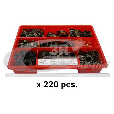 3RG 96006 CAJA JUNTAS TAPÓN CÃÂRTER (220 PCS)