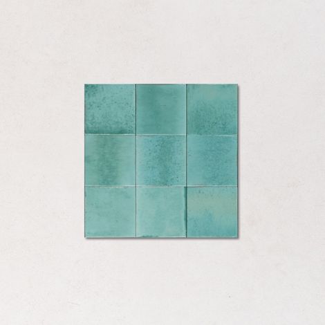 Carrelage Effet Zellige NEW LUME 10x10 cm Turquoise (1/3)