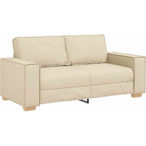 4104987 2-Seater Sofa Cream 180x78x84 cm Fabric vidaXL (1/5)