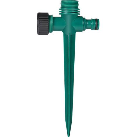 Arroseur Automatique 360° pour Grand Jardin - Système d'Irrigation Rotatif avec Insert en Plastique, Arrosage Efficace des Espaces Verts et Pelouses
