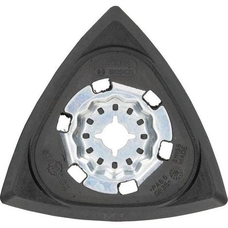 Compatible avec les accessoires de coupe et de meulage multifonctionnels du coffret d'outils Bosch pour constructeurs : grattoir, couteau à mastic, pelle, disque à meuler, lame de coupe en forme d'éve (1/5)
