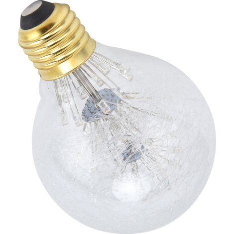 Ampoule décorative en verre de style antique, ampoule pour cour et fêtes, ampoule LED Edison ciel étoilé, ampoule à filament de verre G80, culot E27, 3W, modèle lumière chaude 85-265V. (1/5)