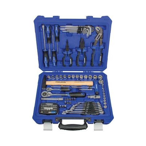 Projahn 1/4 + 1/2 proficraft Werkzeugkoffer 98-teilig 48 Zahn Knarren (1/5)
