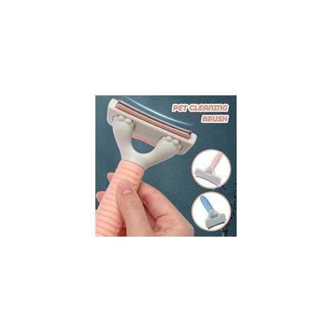 Brosse démêlante rose pour chats et chiens (1/3)