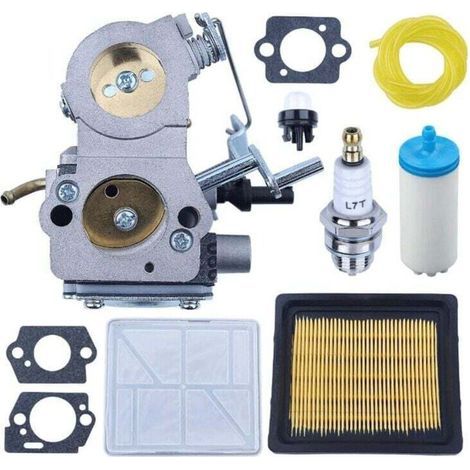 Carburatore di ricambio – per Husqvarna K750, K760, K770 – ricambi per motosega per calcestruzzo ZAMA C3-EL53 – con guarnizione del filtro dell'aria e kit tubo carburante (1/5)
