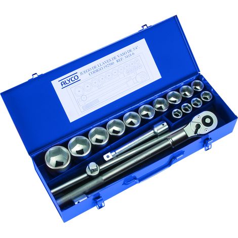 JEU DE DOUILLES 3/4" 18 PIÈCES (1/3)