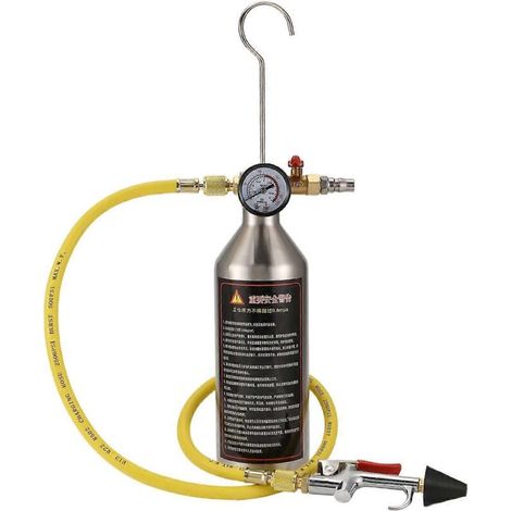 Kit de rinçage pour climatisation, outil de nettoyage des tuyaux de climatisation automobile ---