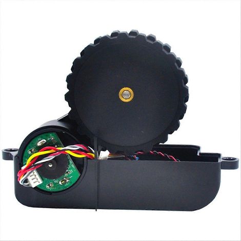 Roue motrice gauche pour robot aspirateur M6 PRO, pièce de rechange compatible, moteur de roue latérale, remplacement facile, accessoire d'origine, noir, adapté au nettoyage automatique (1/5)