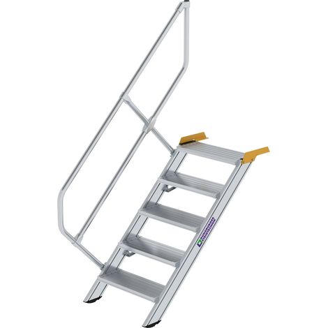 MUNK Treppe 45° inkl. einen Handlauf, 600mm Stufenbreite, 5 Stufen