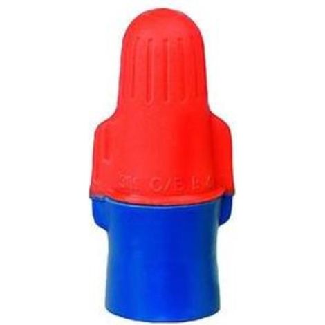 Connettore 3M Performance Plus, connettori flessibili a molla in acciaio, 22-12 AWG, colore arancione e blu (O/B+), brocca da 500