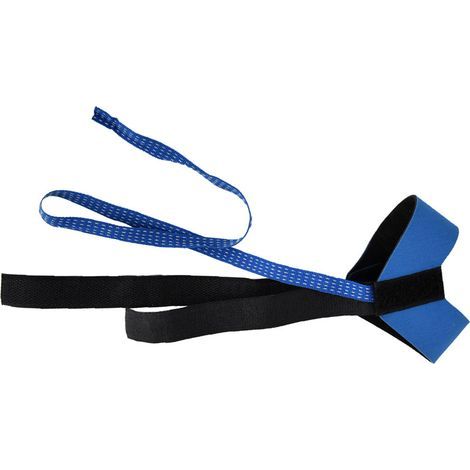 Antistatischer Knöchel- und Fersenriemen, verstellbare Fußstütze, blau und schwarz (1/5)