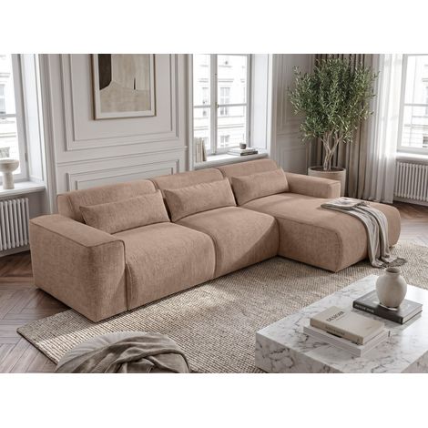 AX LIVING Wohnlandschaft mit Schlaffunktion Ruyam Beige Sofa 310 cm R (1/5)