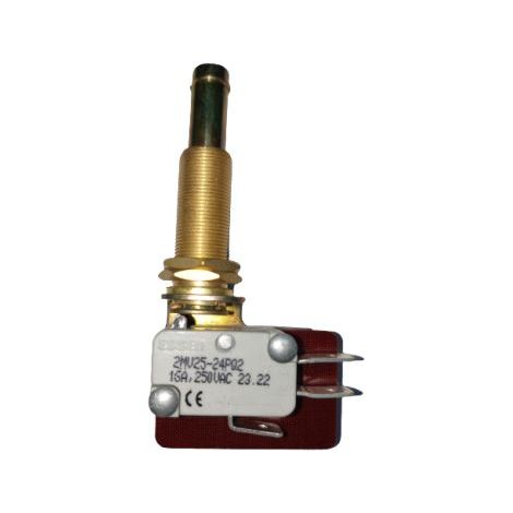 Microrupteur Poussoir à ressort RS PRO, Connexion rapide, DPDT, 16 A @ 250 V CA 250V ( Prix pour 1 )
