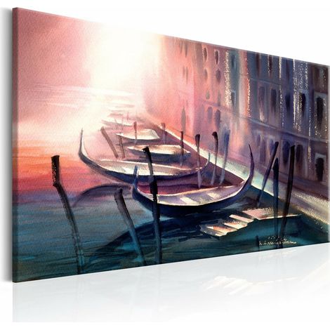Tableau tôt le matin à venise - 120 x 80 cm (1/4)