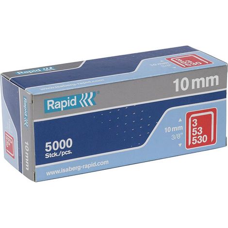 53/10B 10Mm Galvanised Staples Box 5000