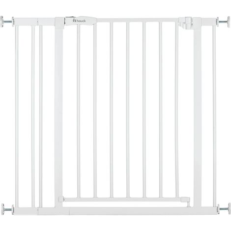 [NEUWERTIG] B-Ware Hauck Treppen Türschutzgitter Absperrgitter Kinderschutzgitter Weiß 89cm