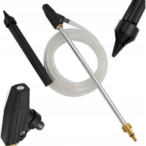 Set di Idrosabbiatura con Ugello Ceramico – Compatibile con Lavor, Vax, Denzel  Tubo 3m, Lancia 460mm  Pulizia Professionale (1/5)