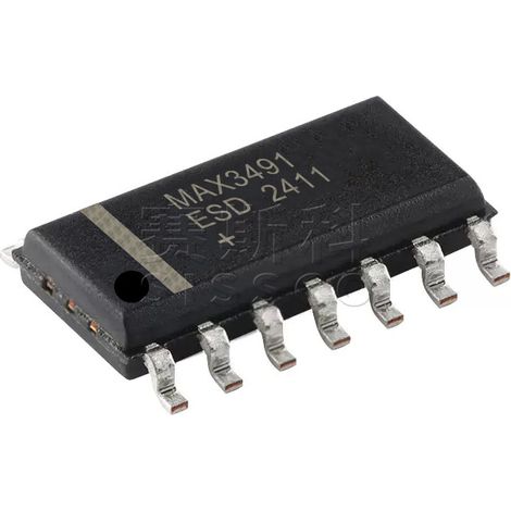 MAX3491ESD+T MAX3646ETG+T Electronic Components Chips Electronic Components 5 assembled units 5 units