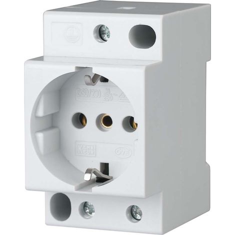 Modularsteckdose 2P+Z 16A 250V Schuko für Schiene Z-SD230 266875 (1/4)