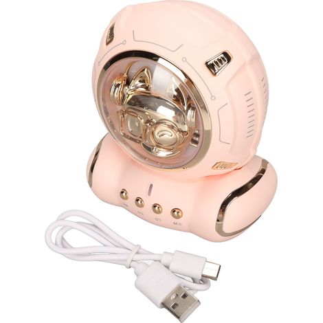 Enceinte Bluetooth 5.0 compacte, stéréo, basses profondes, portable, sans fil, mini enceinte pour MP3, téléphones portables et ordinateurs portables, rose (1/5)