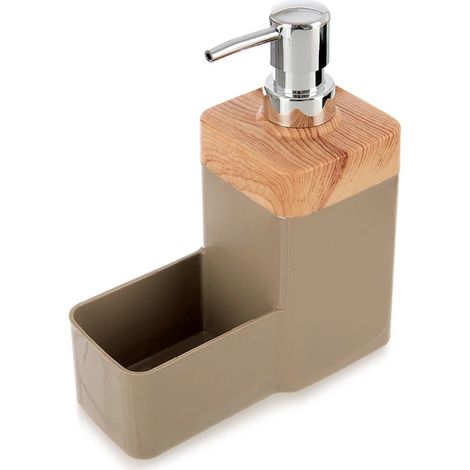 Kitchen Soap Dispenser with Sponge Holder, 500ml, Black (1/5)