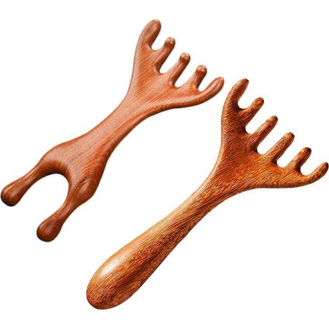Peigne de massage des méridiens à 6 griffes - Design unique et élégant pour une utilisation quotidienne-AquaForge (1/5)