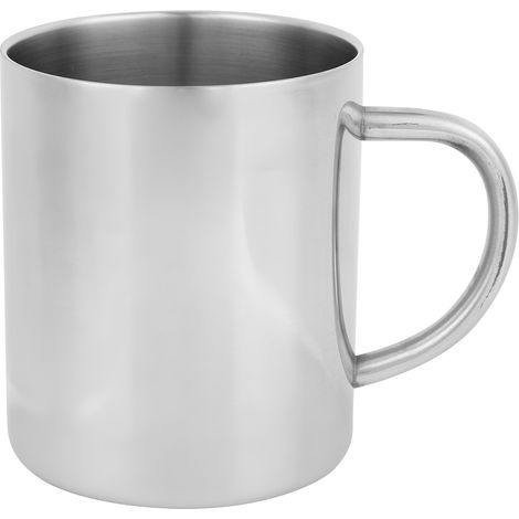 Mug isotherme portable en acier inoxydable à double paroi avec anse, 400 ml (1/5)