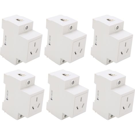 6-teiliges modulares Steckdosenleisten-Set mit 3 Löchern, 250 V, 10 A, AC30-103, Industriesteckdosenleiste für Elektrogeräte, Montageanleitung (1/5)