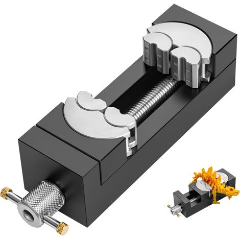 Étau fractal intelligent – mini-étau de table auto-ajustable avec 6 mâchoires indépendantes pour objets irréguliers – étau de perceuse pour bricolage, bijoux & réparations (1/5)