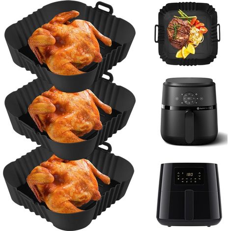 Lot de 3 moules en silicone Airfryer - Accessoires pour friteuse à air chaud Philips Essential Airfryer (1/5)