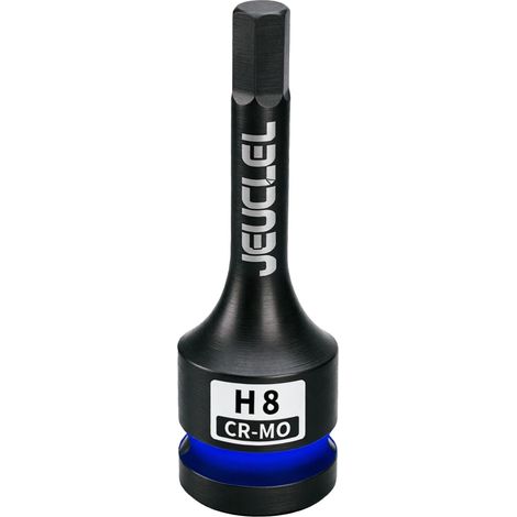 Douille à choc hexagonale de 8 mm, douille Allen H8 1/2", adaptateur de tournevis hexagonal en acier Cr-Mo pour clés à cliquet électriques, vis de fixation (1/5)