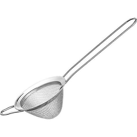 Petite passoire en acier inoxydable à mailles fines, mini passoire à cocktails pour cocktails, thés, herbes, café et boissons (1/4)