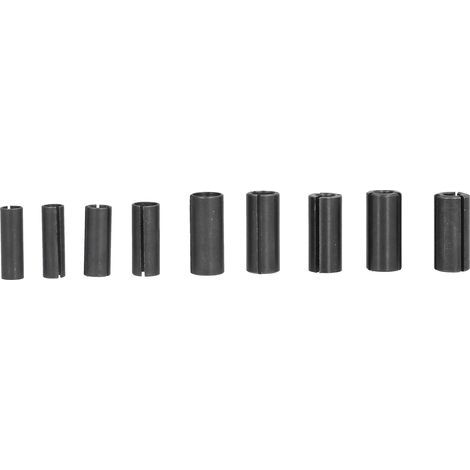 Adaptateur de pince de routeur en acier au carbone, Kit d'accessoires de convertisseur de mandrin pour le serrage 9 pièces (1/5)