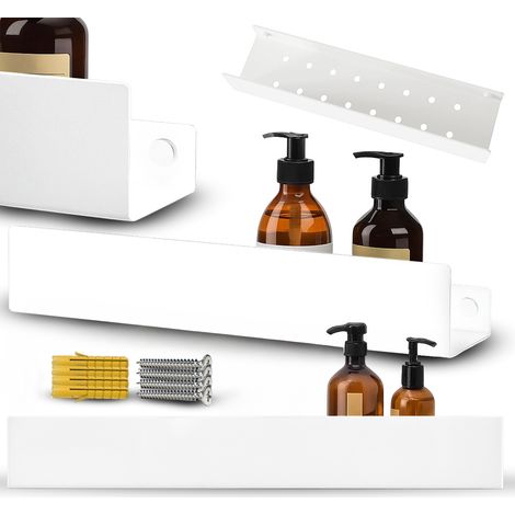 Estantería de baño blanca Heckermann de 40 cm (1/5)