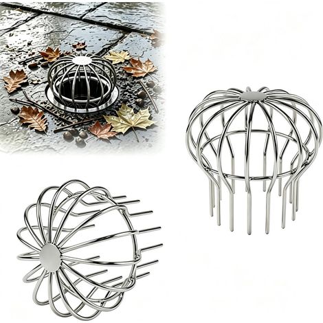 Lot de 2 gouttières de protection contre les feuilles - Gouttières - Protection contre les feuilles (1/5)