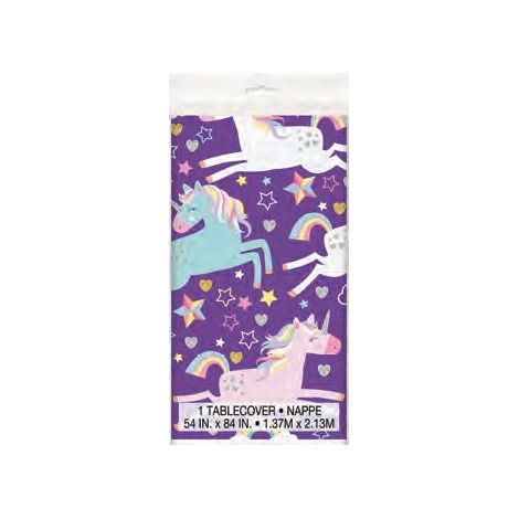Tovaglia con unicorno 137x213 cm 1 pz. (1/3)